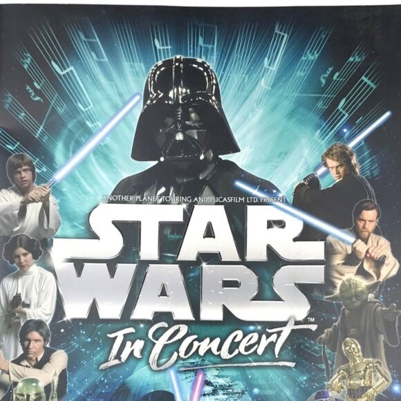 Star Wars In Concert Tour Program Book Oversized Softcover 12x16" John Williams - Picture 2 of 5
